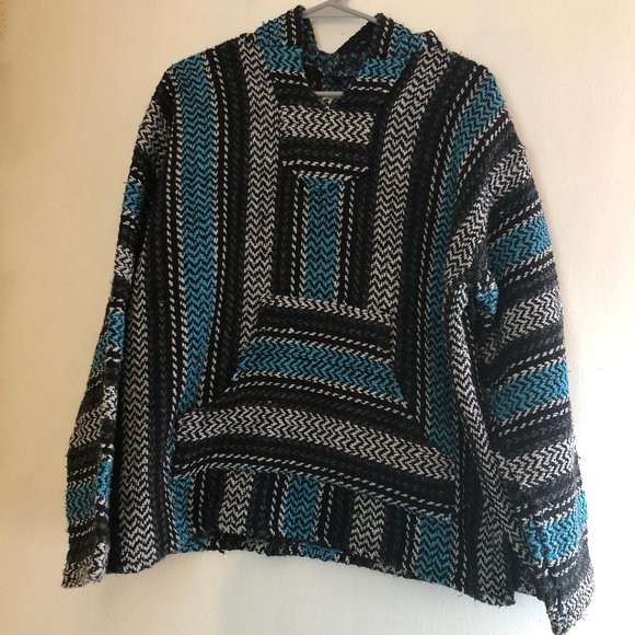 DRUG RUG BAJA JOE KNIT HOODIE - Picture 1 of 4